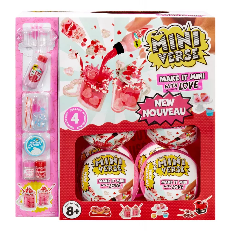 Miniverse Make It Mini Love in PDQ, 8 m., Daugiaspalvė, Plastikas
