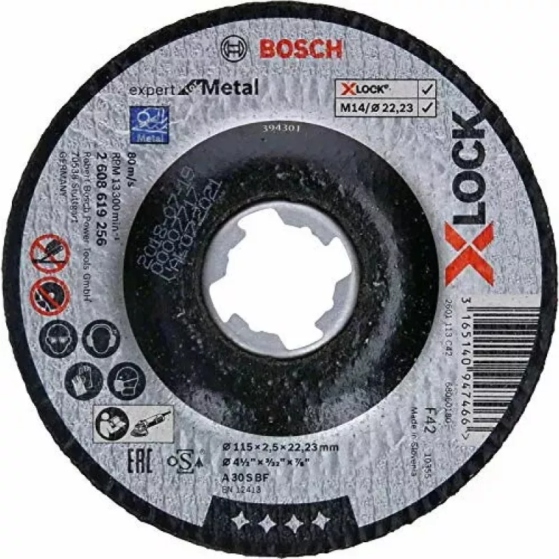“Bosch 2 608 619 256” deimantinis diskas 11,5 cm ištisinės briaunos deimantinis diskas