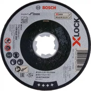 Pjovimo diskas Bosch 2 608 619 260 Plokščias centras Nerūdijantis plienas
