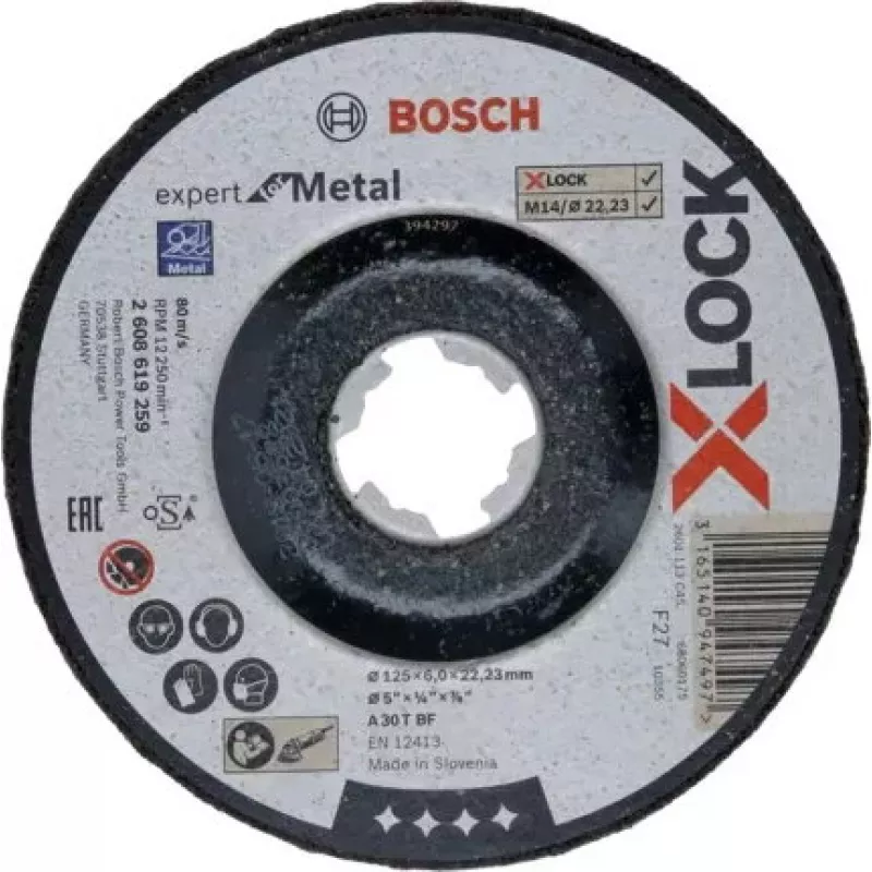 Bosch 2 608 619 259 kampinio šlifuoklio priedas Šlifavimo diskas
