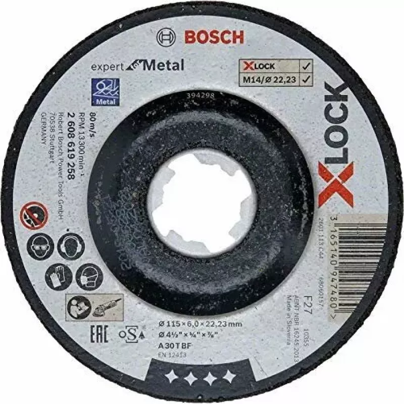 Bosch 2 608 619 258 deimantinis diskas 11,5 cm ištisinės briaunos deimantinis diskas