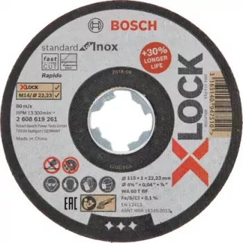 Pjovimo diskas Bosch 2 608 619 261 Plokščias centras Nerūdijantis plienas