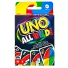 Kortų žaidimas MATTEL Games UNO All Wild — šeimos kortų žaidimas, rekomenduojamas amžius 7+