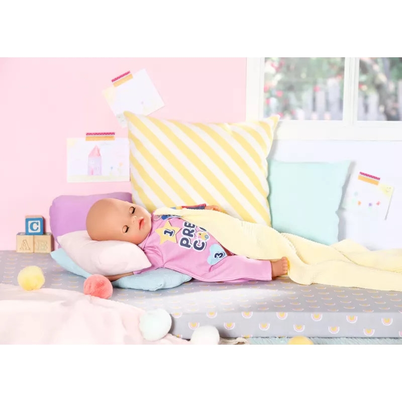 Lėlės kombinezonas BABY born Vaikų darželio kombinezonas + ženkliukai 2 metai 55 g