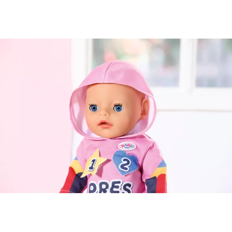 Lėlės kombinezonas BABY born Vaikų darželio kombinezonas + ženkliukai 2 metai 55 g