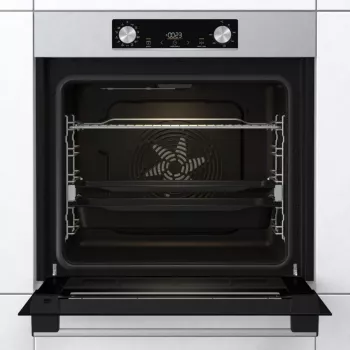 Įmontuojama elektrinė orkaitė Gorenje BIGSPACE 77 L 3500 W — balta, jutiklinis ir sukamasis valdymas, halogeninis apšvietimas