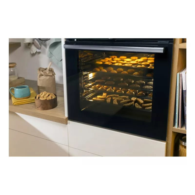 Įmontuojama elektrinė orkaitė Gorenje BIGSPACE 77 L 3500 W — balta, jutiklinis ir sukamasis valdymas, halogeninis apšvietimas