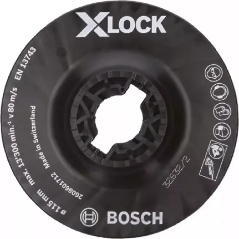Bosch 2 608 601 712 kampinio šlifuoklio priedas Atraminis diskas
