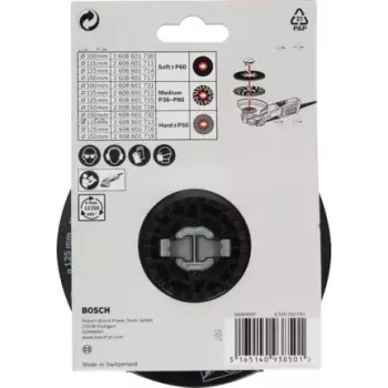 Bosch 2 608 601 711 kampinio šlifuoklio priedas Atraminis padėklas