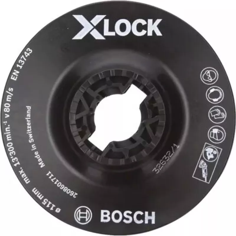 Bosch 2 608 601 711 kampinio šlifuoklio priedas Atraminis padėklas