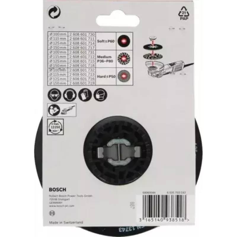 Bosch 2608601715 atraminė plokštė