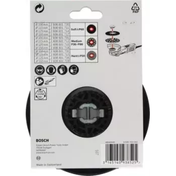 Bosch 2 608 601 713 kampinio šlifuoklio priedas Atraminė plokštė