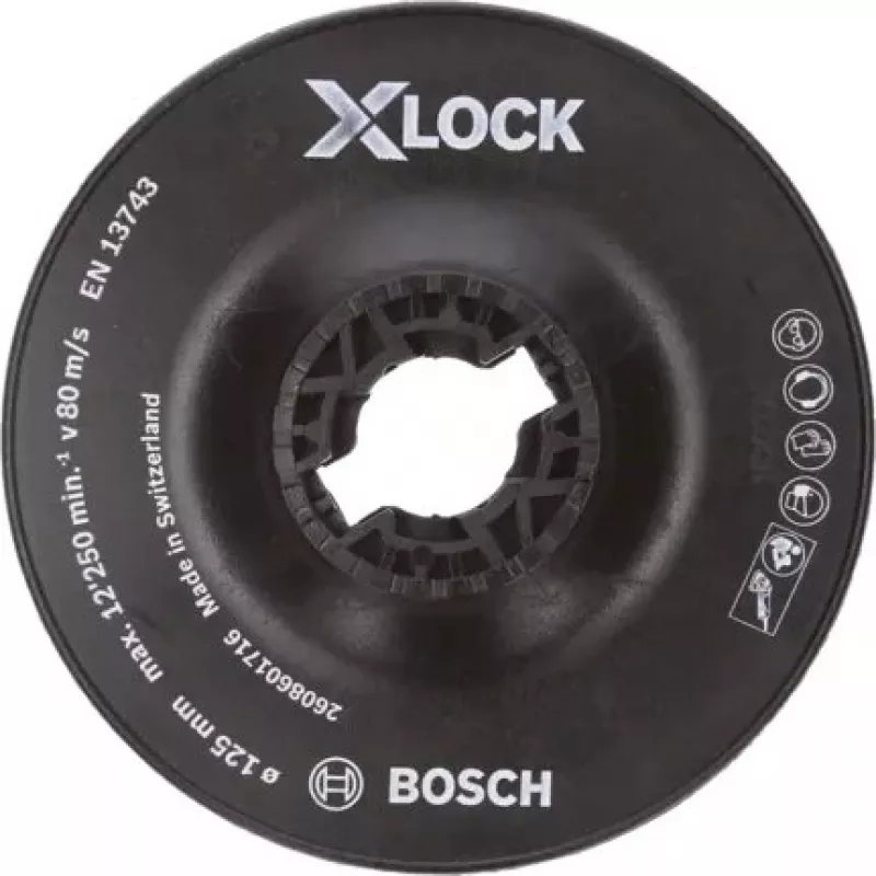 Bosch 2 608 601 716 kampinio šlifuoklio priedas Atraminis diskas