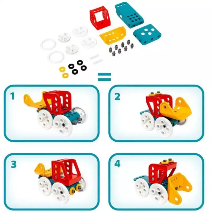 Ravensburger BRIO Builder automobilis su nuotoliniu valdymu — konstravimo žaislų rinkinys, nuotoliniu būdu valdoma transporto priemonė