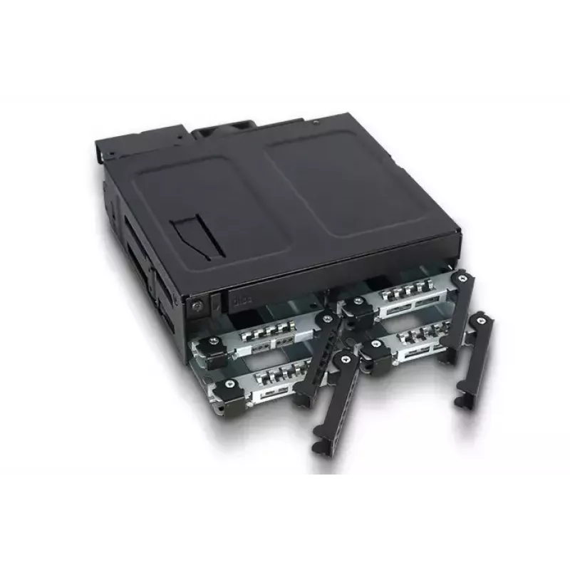 Diskelių rėmelis Icy Dock MB604SPO-B juodas