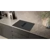 Siemens iQ500 ED711HQ26E kaitlentė Juoda Įmontuojama 70 cm Zoninė indukcinė kaitlentė 4 zonos Įmontuojamas gartraukis