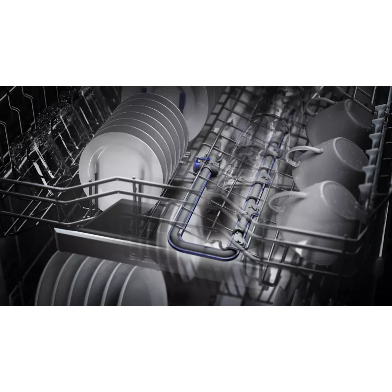Visiškai integruojama indaplovė Siemens iQ700 SN87TX02CE — 14 vietų, A energijos klasė, 42 dB, 60 cm
