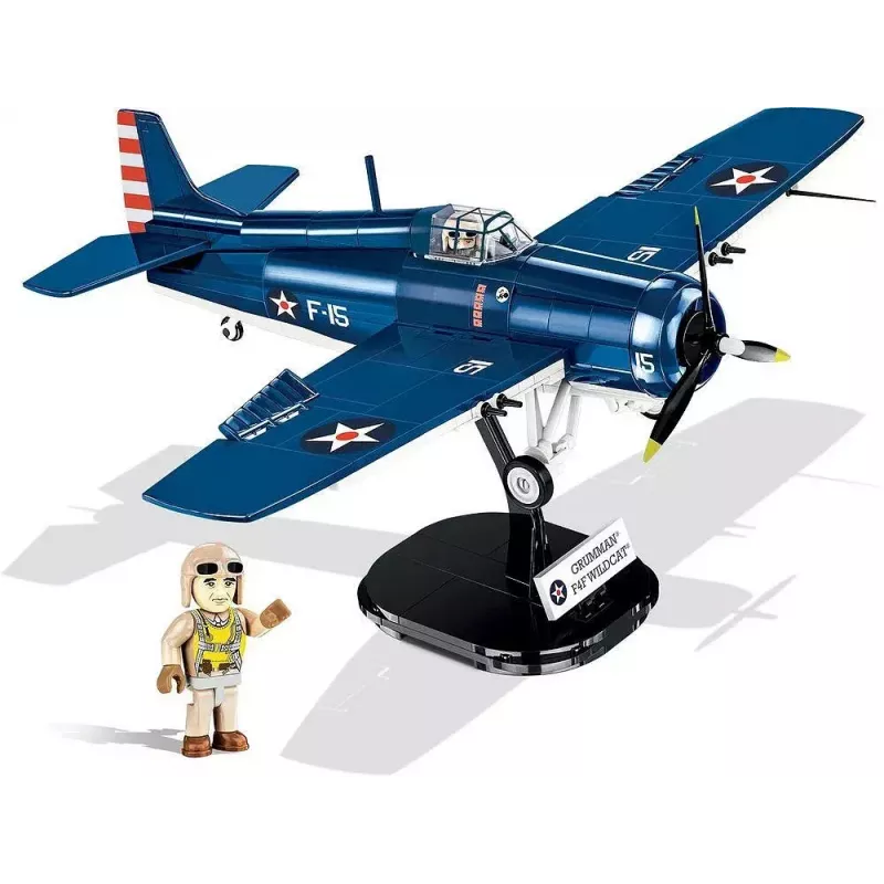 Statybiniai blokeliai COBI F4F Wildcat Northrop Grumman 375 vnt.