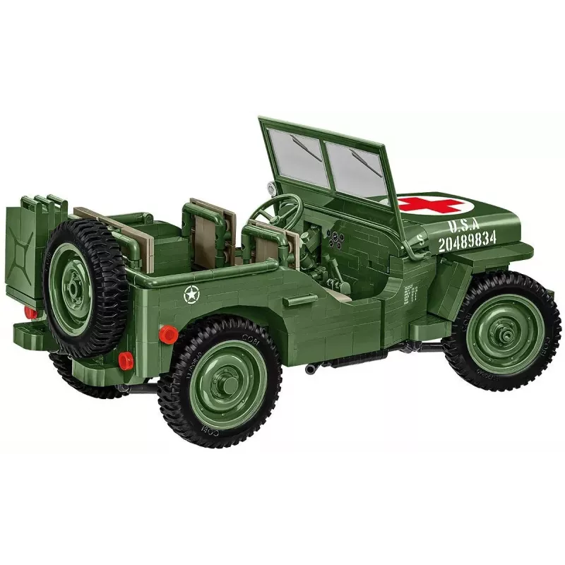 Konstruktorius COBI Willys MB Medical 1131 dalių amžius 10+