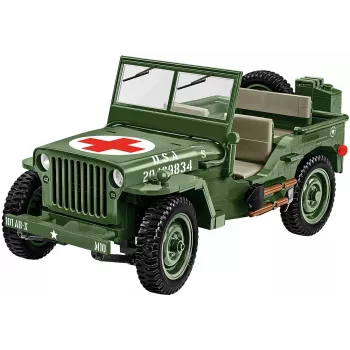 Konstruktorius COBI Willys MB Medical 1131 dalių amžius 10+