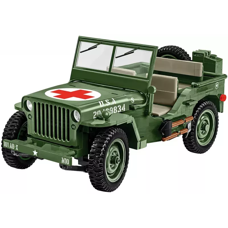 Konstruktorius COBI Willys MB Medical 1131 dalių amžius 10+