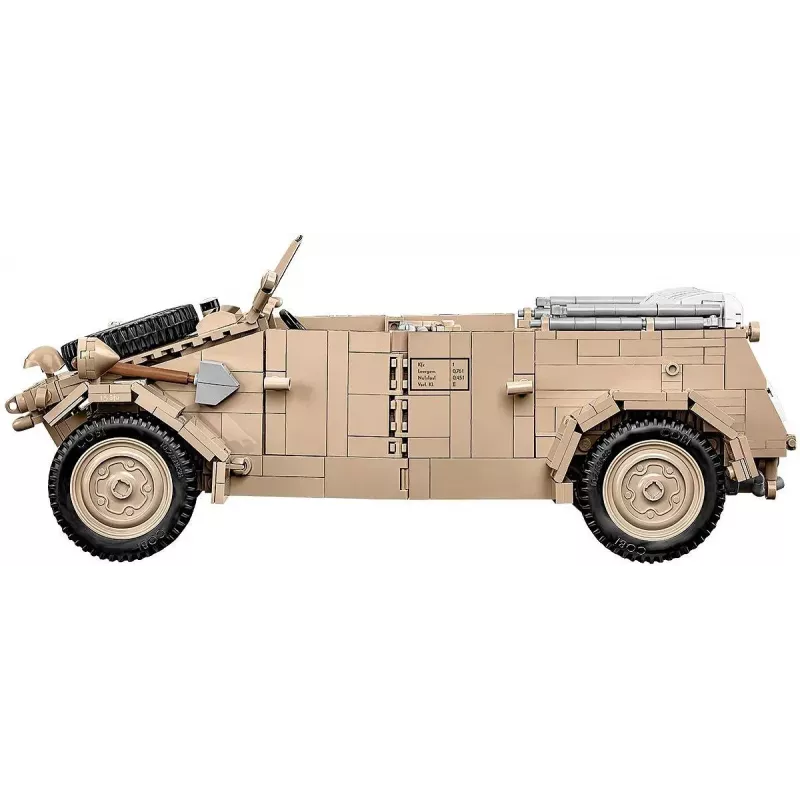 Konstruktorius COBI Kübelwagen Typ 82 1326 detalės Antrasis pasaulinis karas