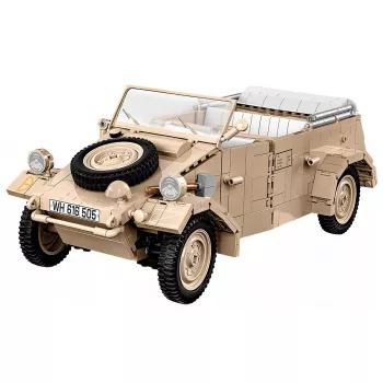 Konstruktorius COBI Kübelwagen Typ 82 1326 detalės Antrasis pasaulinis karas