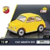 Konstrukcinis žaislas Cobi Fiat Abarth 595 modelis 24514 — mastelis 1:35, kolekcionuojama surenkama transporto priemonė