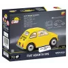 Konstrukcinis žaislas Cobi Fiat Abarth 595 modelis 24514 — mastelis 1:35, kolekcionuojama surenkama transporto priemonė