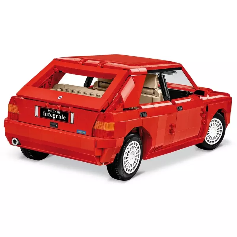 Konstrukcinis žaislas Cobi Lancia Delta HF Integrale 1:35 mastelio modelis COBI-24357, kolekcinis statymo rinkinys