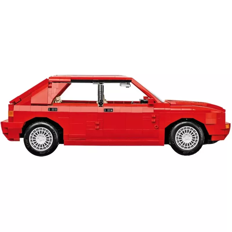 Konstrukcinis žaislas Cobi Lancia Delta HF Integrale 1:35 mastelio modelis COBI-24357, kolekcinis statymo rinkinys