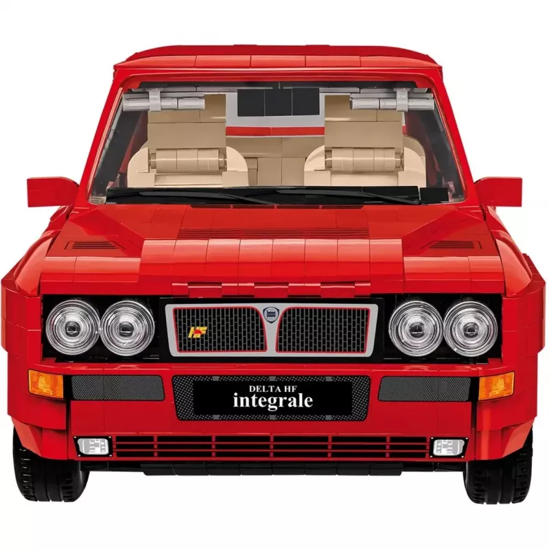 Konstrukcinis žaislas Cobi Lancia Delta HF Integrale 1:35 mastelio modelis COBI-24357, kolekcinis statymo rinkinys