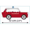 Konstruktorius Cobi Trabant 601 Universal Fire Brigade rinkinio modelis 24555, kaladėlių konstravimo rinkinys