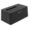 Delock - HDD-Dockingstation Schächte: 1 - SATA 6Gb/s - USB 3,1 (Gen 2) - Schwarz (63958)