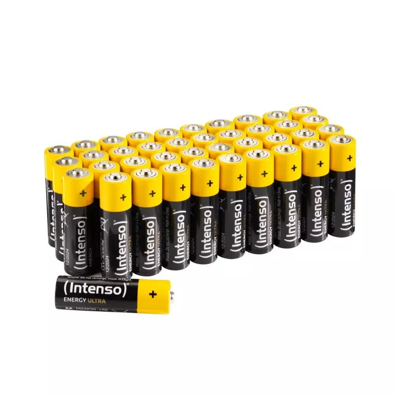 Vienkartinė baterija Intenso 7501520 Energy Ultra Alkaline AA Mignon 40 vnt. pakuotė