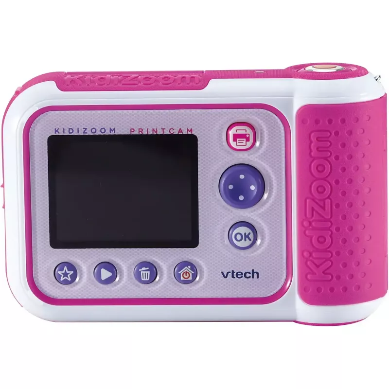 Momentinis spausdinimo fotoaparatas VTech KidiZoom Print Cam rožinis (modelis 80-549164)