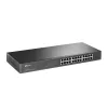 TP-Link 24 prievadų 10/100 Mbps ant stovo montuojamas tinklo komutatorius, nevaldomas, Fast Ethernet (10/100), pilnas dvipusis ryšys, montavimas ant stovo, 1U