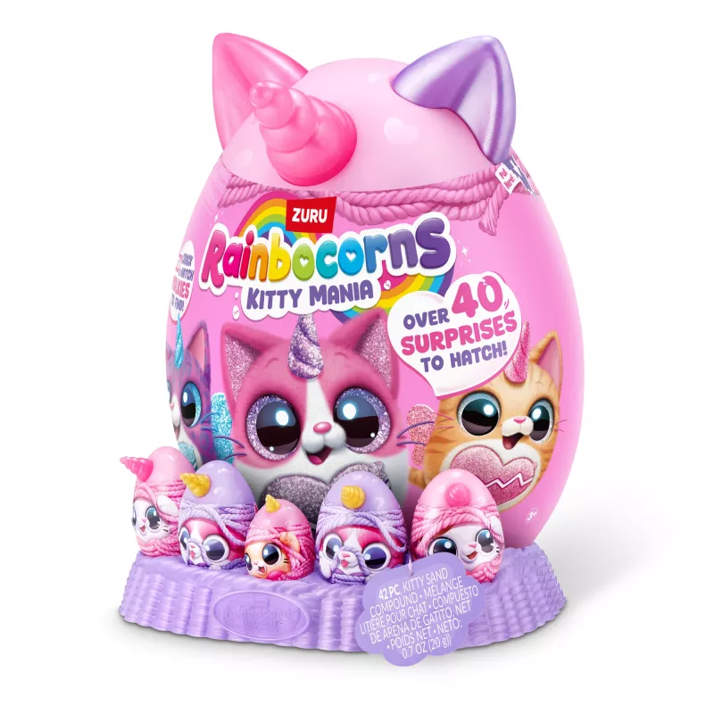 Plush Animal Toy Zuru Rainbocorns Kitty Mania, įvairiaspalvis, nuo 3 metų