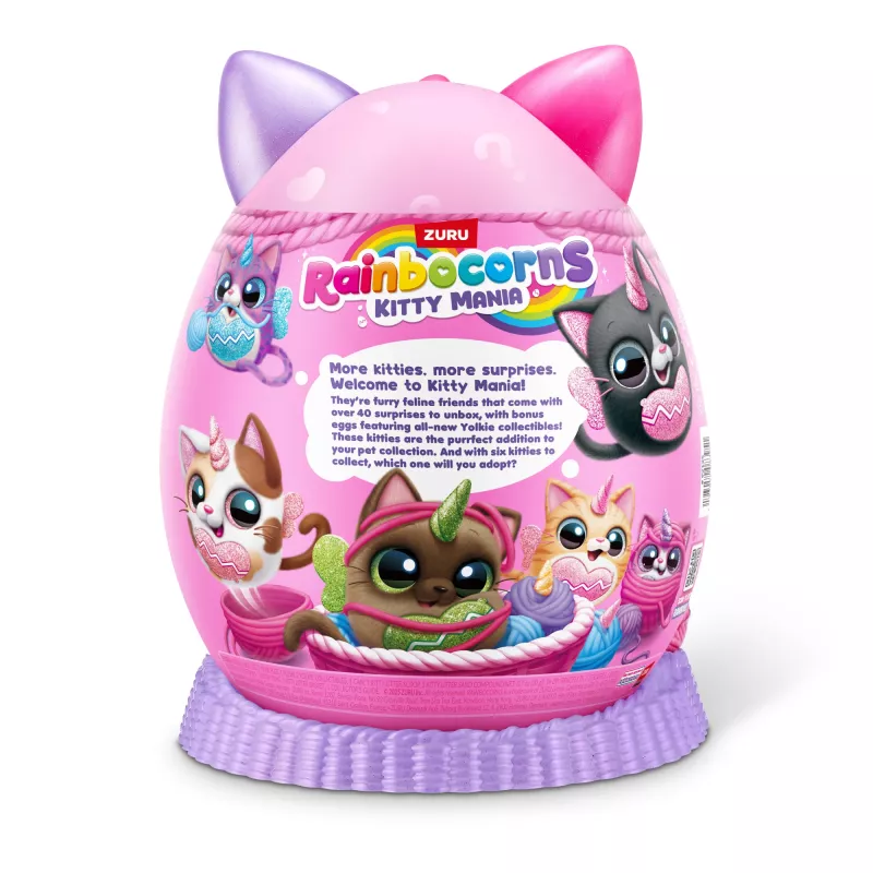 Plush Animal Toy Zuru Rainbocorns Kitty Mania, įvairiaspalvis, nuo 3 metų