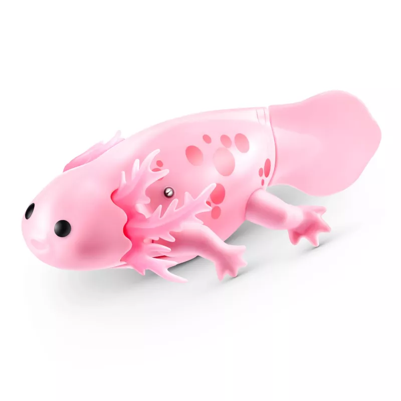 Minkštas žaislas Zuru Pets Alive Swimming Axolotls pliušinis žaislas, žaislinės katės dydis, modelis 9556UQ1
