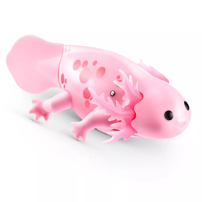 Minkštas žaislas Zuru Pets Alive Swimming Axolotls pliušinis žaislas, žaislinės katės dydis, modelis 9556UQ1