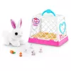Pliusinis žaislas Zuru Mama Bunny & Baby Surprise, interaktyvi pliušinė pora, asorti