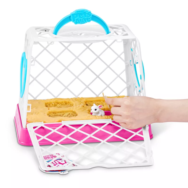 Pliusinis žaislas Zuru Mama Bunny & Baby Surprise, interaktyvi pliušinė pora, asorti