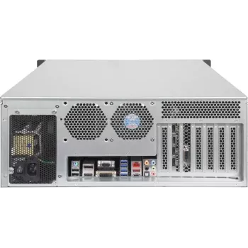 Stovo korpusas SILVERSTONE SST-RM41-H08 8 lizdų 1U serverio važiuoklė — kompaktiškas stovo montavimo korpusas