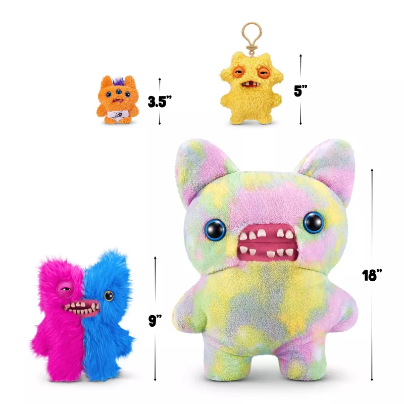 Minkštas žaislas Zuru Fuggler Misfit Monsters 9 coliai — asorti minkšta figūrėlė, vienas vienetas