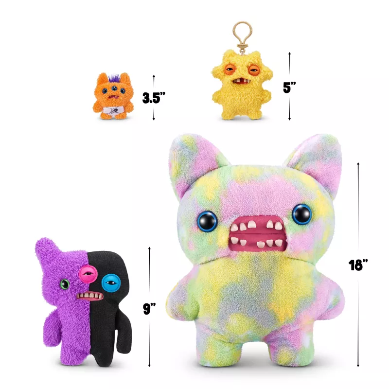 Minkštas žaislas Zuru Fuggler Misfit Monsters 9 coliai — asorti minkšta figūrėlė, vienas vienetas