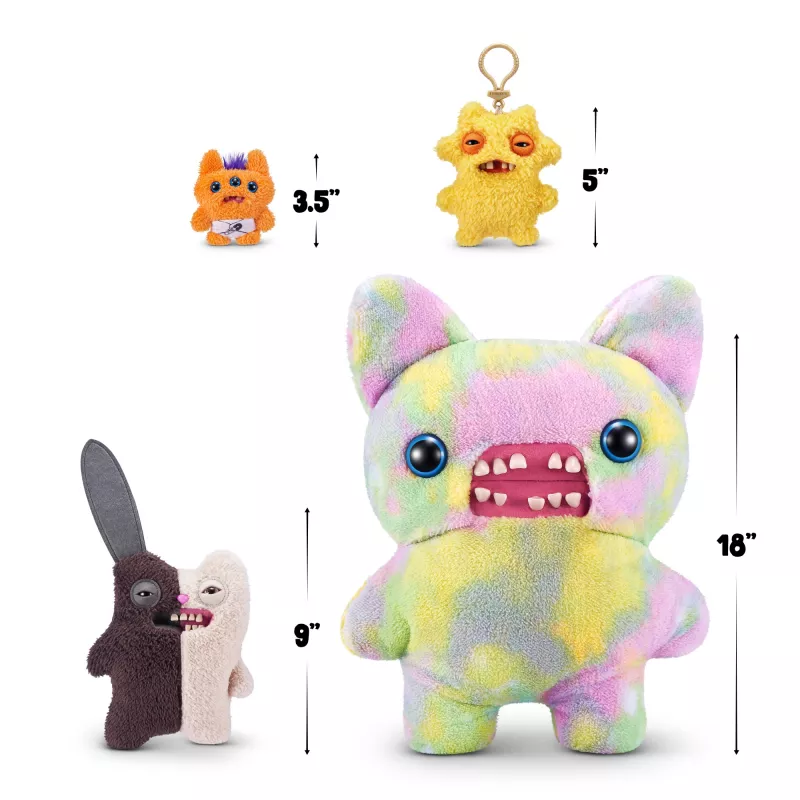 Minkštas žaislas Zuru Fuggler Misfit Monsters 9 coliai — asorti minkšta figūrėlė, vienas vienetas