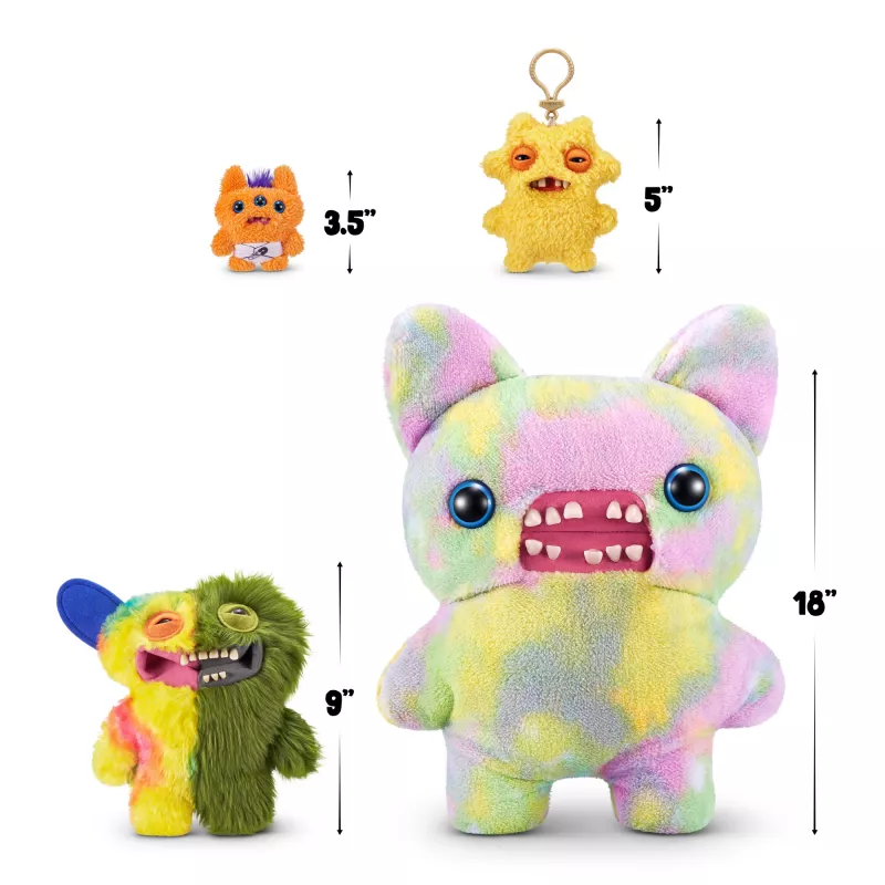 Minkštas žaislas Zuru Fuggler Misfit Monsters 9 coliai — asorti minkšta figūrėlė, vienas vienetas