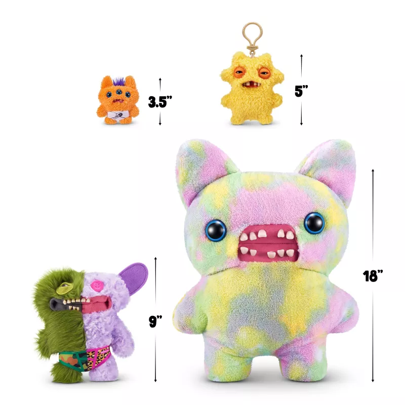 Minkštas žaislas Zuru Fuggler Misfit Monsters 9 coliai — asorti minkšta figūrėlė, vienas vienetas