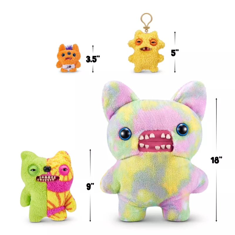 Minkštas žaislas Zuru Fuggler Misfit Monsters 9 coliai — asorti minkšta figūrėlė, vienas vienetas